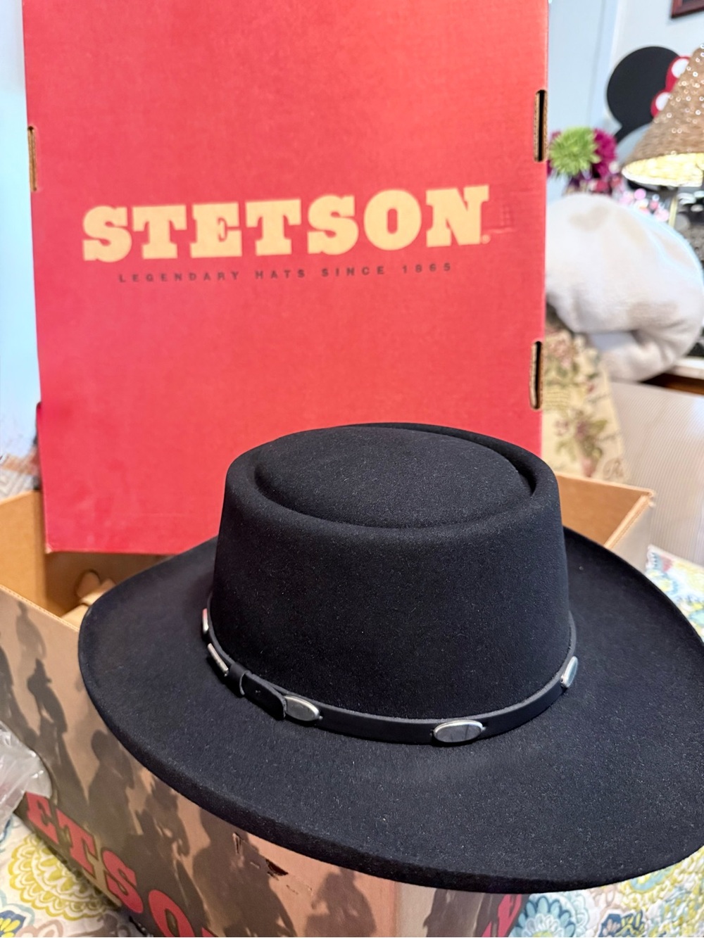 Stetson Men’s Black Western Hat